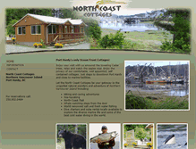 Tablet Screenshot of northcoastcottages.ca